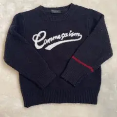 COMME CA ISM ネイビー セーター