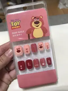 トイストーリーロッツォショートネイルチップセルフネイルʕ•ᴥ•ʔ