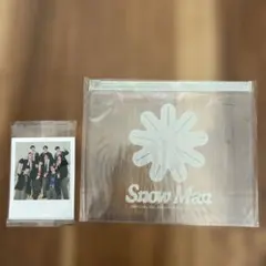 未開封品 カレンダー特典 2026年Snow Man ポーチ 写真 カード10枚