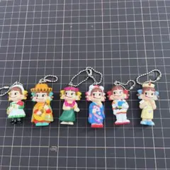 ぺこちゃんキーホルダー6体セット