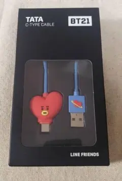 【新品未使用】BT21 TATA Ctype USBケーブル