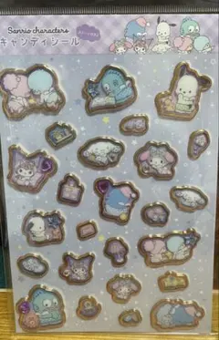【正規品】サンリオ キャラクター ストーン付き キャンディシール
