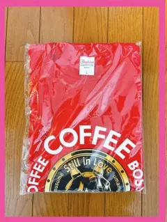 COFFEE BOSS レッド Tシャツ Lサイズ