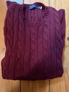 ラルフローレン　ケーブルニット