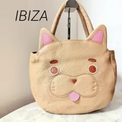 【希少】IBIZA イビサ　イビザ　ワンちゃん　犬の顔　ハンドバッグ　シボ革 2025年最新】ibiza バッグ 犬の人気アイテム - メルカリ