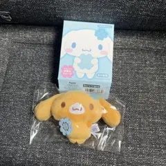 シナモロール シークレットマスコットブローチ 水色クローバー カプチーノ