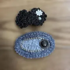 ヘアクリップ２個セット