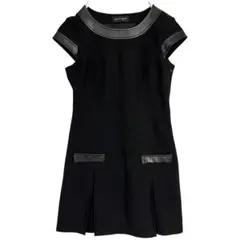 833【JILLSTUART】ジルスチュアート　黒　パーティードレス　清楚　結婚