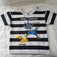 ポケットモンスター Tシャツ 100cm ルカリオ ピカチュウ