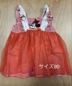 ミニーマウス ワンピース サイズ90