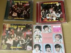 なにわ男子　HARD WORK 4形態　特典、シリアルコードなし