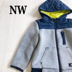 ジャケット パーカー 男の子 フードあり リブ グレー ネイビー イエロー秋冬