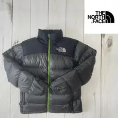 ノースフェイス　ヌプシ　ダウンジャケット　メンズS　グレー　ブラック　700