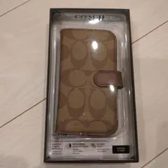 【正規品】COACH iPhone 12 mini 手帳型ケース ブラウン