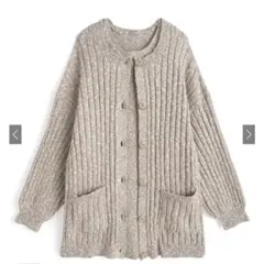 ニットカーディガン×ノースリーブミニワンピースセットアップ[ru1315]