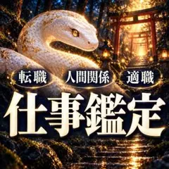 【対面鑑定2万円相当】　仕事・霊視・転職・天職・人間関係・仕事運・職場・占い