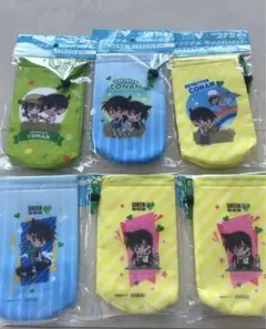 【全３種✴︎６点⭐️】サントリー♦︎グリーンダカラ　　名探偵コナンペットボトルカバー