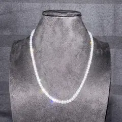 ✨️最高級品✨ステンレステニスネックレス4mm45cm☆耐水・アレルギー対応☆