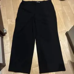 H&M レディース ワイドパンツ ブラック Lサイズのサムネイル