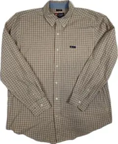 CHAPS チェック柄 コットンシャツ XL