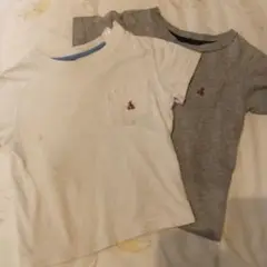 BabyGAP ホワイト・グレー Tシャツ 2枚セット