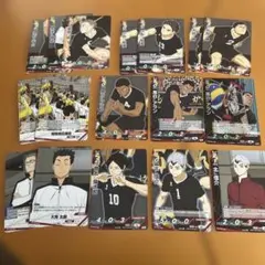 ハイキュー!!バボカ!!稲荷崎高校カード17枚