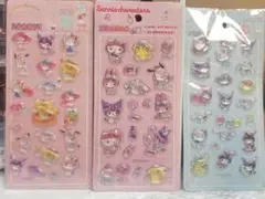 サンリオ ボンボンドロップシール 3枚セット