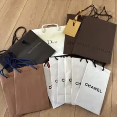 ハイブランド ショップ袋 ショッパー まとめ売り 17枚セット+箱4個