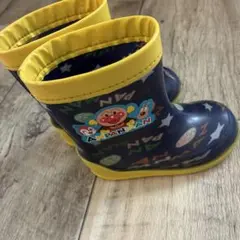 アンパンマン 長靴 ネイビー/イエロー