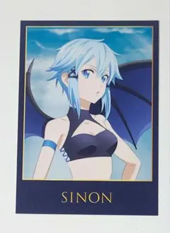 ソードアート・オンライン　SAO　シノン　インスタントフォト風 ブロマイド　悪魔