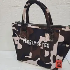 パーリーゲイツ　カートバック　迷彩　モノクロ 希少】パーリーゲイツ キャディバッグ 黒カモ柄 迷彩スタンド