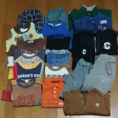 値下げ　男の子洋服まとめ売り　17セット　110