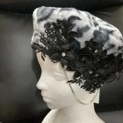 おしゃれベレー帽　レオパード