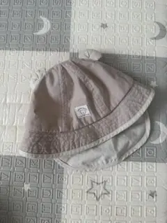 ベージュ くま耳付き バケットハット