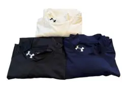 UNDER ARMOUR heatgearなど ロングTシャツ 3枚セット LG