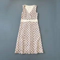 LAURA ASHLEY刺繍ワンピース ピンク コットン