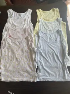 ユニクロ　タンクトップ　エアリズム　メッシュ　まとめ売り　記名あり　男の子