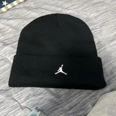 Jordan ブラックニット帽 ビーニー