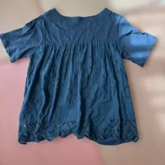 earth music&ecology 刺繍切替Tシャツ