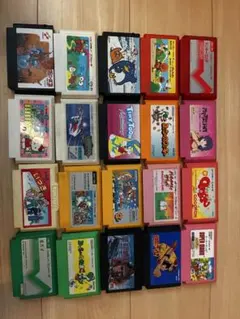 ファミコンソフト 20本セット 作動確認できていません。