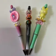 カラフルキャラクターボールペン3本セット