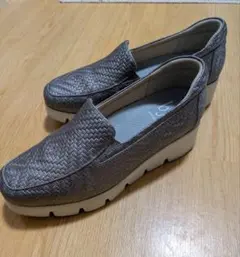 ビューフォート 厚底スリッポン24cm 3E