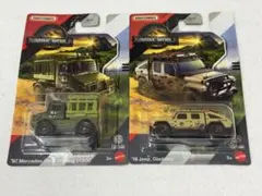 マッチボックス ジュラシックワールド 2台セットのサムネイル