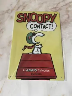 ブリキ看板 SNOOPY CONTACT! インテリア雑貨
