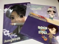 Jung Kook クリアファイル 、下敷き3枚セット