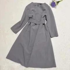 美品 23区ベルト付き フォーマルワンピース 44 大きいサイズ シンプル 上品