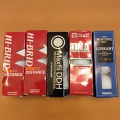 ゴルフボール 5箱セット Dunlop Maxfli Kasco
