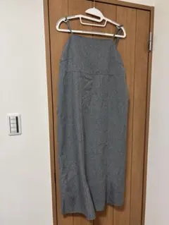 キャミワンピ　しまむら　グレー