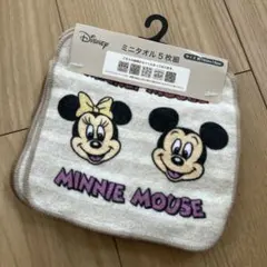 Disney ミニハンカチ 5枚組 15cm