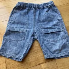 プティマイン　petit main ハーフパンツ　100 デニムパンツ
